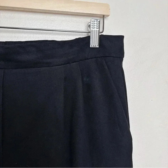 Aritzia Babaton Womens 10 Faux Suede Cohen Darted Pant In Black - Picture 14 of 14